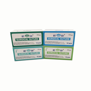 Tıbbi kullanım için USP 4 #-10/0 # emilebilir olmayan steril naylon polipropilen ipek Polyester OEM hizmeti - Product Image 3
