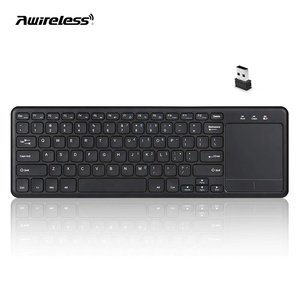 Miniteclado Multimedia Inalámbrico de 2,4 GHz, 3 LED de Color, con panel táctil incorporado de gran tamaño, ratón para PC, Google, Smart TV - Product Image 1