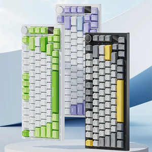 Teclado mecánico AK820 Pro con cable/2,4G inalámbrico/BT de 3 modos, luz LED USB RGB, interruptor mecánico para juegos de ordenador, teclado 75% - Product Image 4
