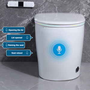 Guangdong Sanitary Ware Automatic S-trap Bathroom One-Piece Ceramic Smart Intelligent Toilet with <strong>Bidet</strong> and Remote Control - Product Image 2