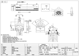 LS-1507 3-way navigation <strong>switch</strong> smart tact <strong>switch</strong> nintendo SMT type DC 12V 0.1A 100000 cycles operating life test - Product Image 4