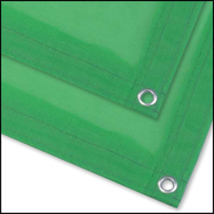 Rete di sicurezza a rete in PVC da 370gsm rete in plastica di colore verde - Product Image 6