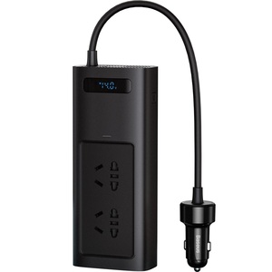 Baseus 150W汽车逆变器Pro DC 12v至交流220V 110V汽车电源逆变器通用串行总线C型汽车电源适配器快速充电器 - Product Image 1