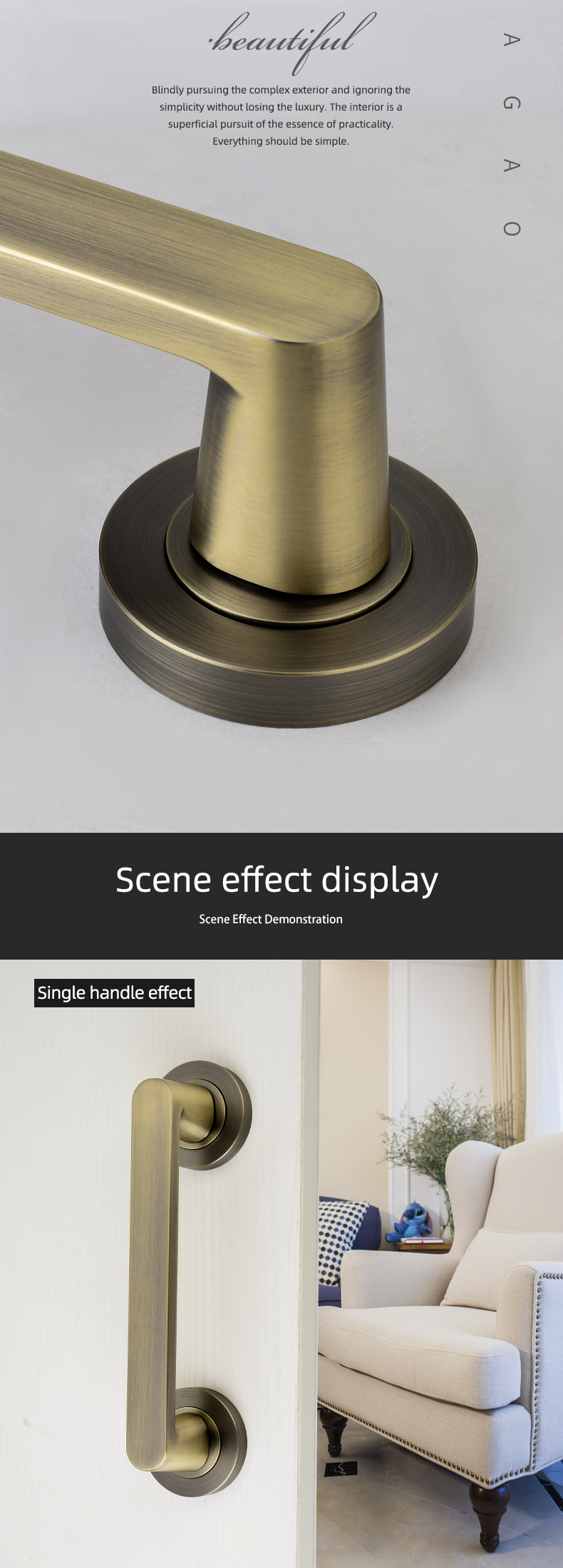 Professional Manufacturer Black Door Handle Zinc Alloy Mortise Lever Door Handle Lock For Indoor