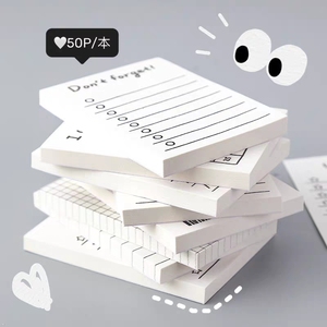 Bloc de notas antiadherente A6 personalizado con diseño de logotipo con línea y patrón Bloc de notas Folleto para uso comercial escolar - Product Image 2