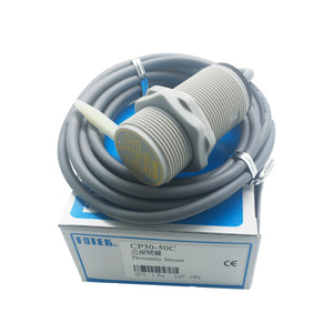 FOTEK CP30-50C 30mm 10 ~ 30vdc 4pin npn & pnp nenhum <span class=keywords><strong>sensor</strong></span> capacitivo da proximidade IP67 M30