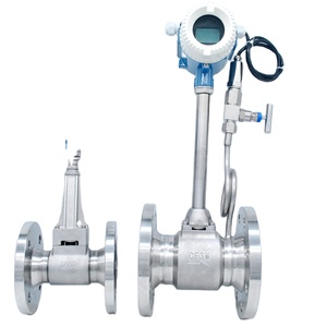LUGB Water Steam Vortex Air Flow Meter Price Intelligent Oil Steam Compressed Air High-precision Gas Display <strong>Flowmeter</strong> <strong>Sensor</strong> - Product Image 1