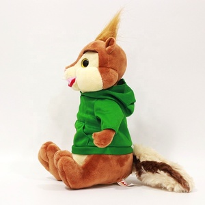 Pansuman hayvan yastıklı <span class=keywords><strong>Alvin</strong></span> ve sincap peluş oyuncak