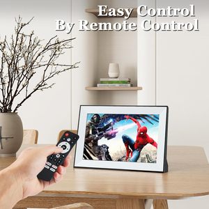 FancyAug便携式智能电视，带触摸屏液晶显示器，内置应用SD WiFi，适用于蓝牙USB和HDMI输入迷你尺寸