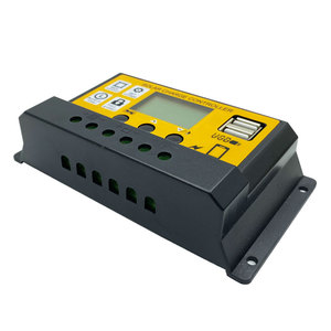 Контроллер уличного освещения на солнечной батарее, черный DC11.1V PWM, ЖК-дисплей, контроллер зарядки солнечных элементов 12V24V10A20A - Product Image 5
