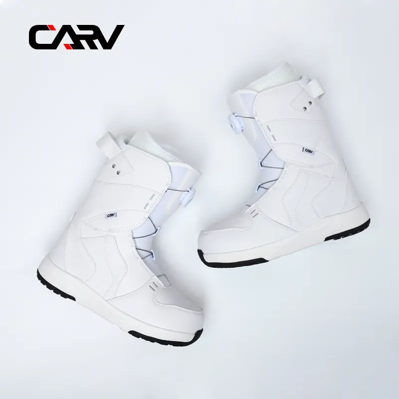 Carv nouveau bouton d'usure rapide unique chaussures de snowboard pour hommes et femmes chaussures professionnelles équipement de ski, bottes de ski imperméables