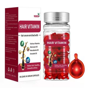 Özel organik saç bakımı büyüme takviyesi saç sakızlı vitamini biyotin ve çay ağacı yağı uçucu yağ kapsül - Product Image 1