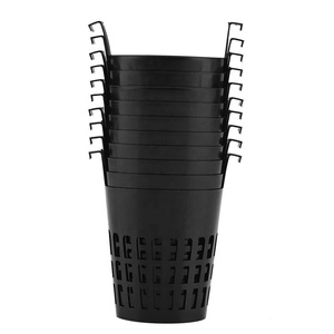 Pack 10 Plant Baskets Colonization Set Pot Plastic Flower Decorative Hanging Railing Fence Lazy Flower Pot <strong>Planter</strong> - Product Image 3