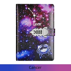 Nuevo libro de código del zodiaco de 12 cuaderno para estudiantes con un candado delicado libro de mano portátil Bloc de notas regalo - Product Image 6
