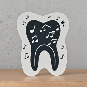 Dent couleur unique découpes créatives 5.5in brossage soie dentaire dents hygiène saine journée nationale des dentistes mois dentaire - Product Image 4