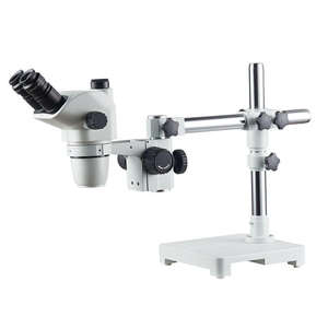 Zoom mikroskop Stereo trinokular Confocal, mikroskop Zoom Stereo cerah untuk inspeksi Pcb - Product Image 2