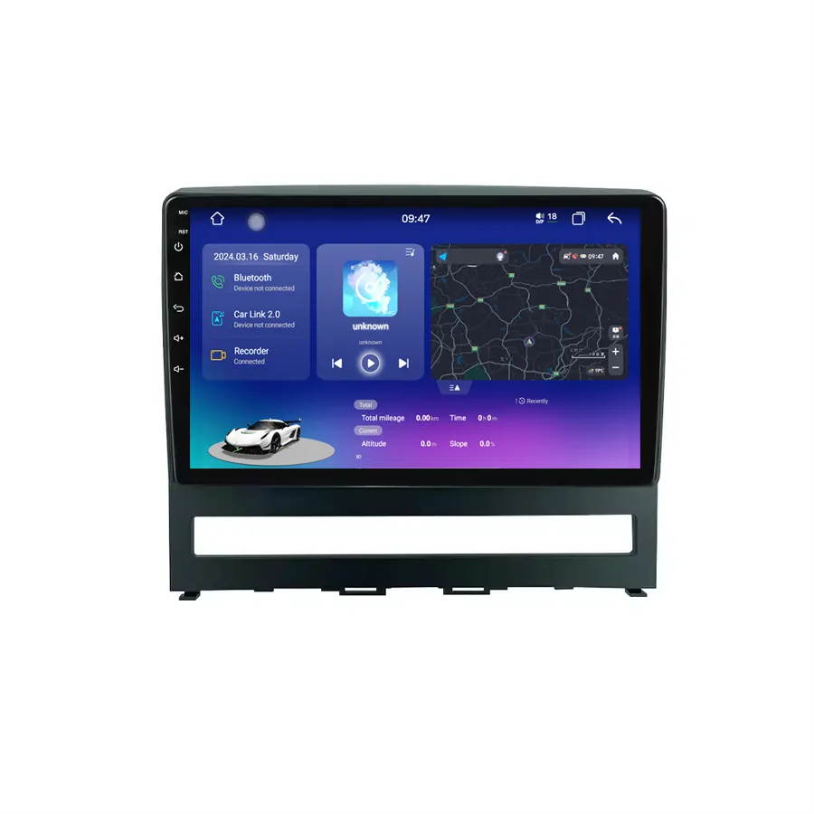 Rádio de carro com tela de toque Android 13 8core 8 256g QLED para Fiat Perla 9 2009 Idea 2011 Am Fm Bt ventilador de refrigeração