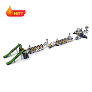 Otomatik plastik Film geri dönüşüm temizleme yıkama hattı PE Film geri dönüşüm makinesi atık plastik kırma çamaşır kurutma granülatör - Product Image 2
