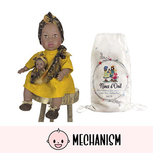 New Thời Trang Munecas Alika Con Bebe Ocher Nhà Búp Bê Cho Trẻ Em Trẻ Em Chơi Búp Bê Thời Trang OEM - Product Image 6