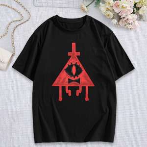 כוח המשיכה של נשים נופלת הצעת חולצה צופן דיפר פינס דמות מצוירת - Product Image 3