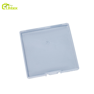 Scatola di plastica vuota per Tangram parti di immagazzinaggio accessori trasparente piccola scatola quadrata di cancelleria riciclabile