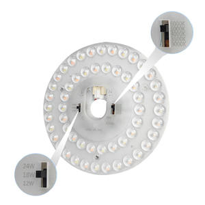 ERP ETL 5CCT Ajustável 12W 18W 24W Interruptor Módulo <span class=keywords><strong>LED</strong></span> Kit de Retrofit para Teto Substituição Ventilador de Teto com <span class=keywords><strong>Sensor</strong></span> de Movimento