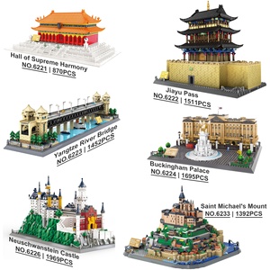Building Series Hall of Supremi: Harmony Buckingham Palace Chinese Attraction Building Block Collection <strong>Toy</strong> Set for Kids Unisex - Product Image 6