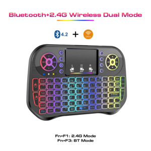Colourful Mini 2.4G Bàn Phím Không Dây I10 Chuột Không Khí Balcklit Bàn Phím Chuột Với <span class=keywords><strong>Touchpad</strong></span> - Product Image 4