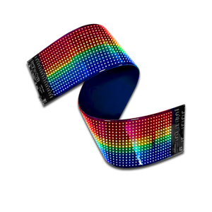 ไฟ LED แสดงสัญลักษณ์รูปปีศาจสำหรับกระจกรถยนต์ Ojos LED Para carro สามารถตั้งโปรแกรมได้สัญลักษณ์เคลื่อนไหวสำหรับรถยนต์ - Product Image 1