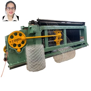<strong>Hexagonal</strong> <strong>Wire</strong> Mesh Knitting <strong>Machine</strong> for Civil Engineering - Product Image 1