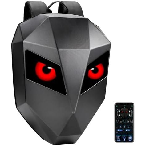 Black Motorcycle Backpack