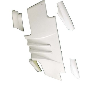 Untuk 1989-1993 Nissan <span class=keywords><strong>Skyline</strong></span> R32 TS gaya <span class=keywords><strong>Diffuser</strong></span> belakang (7 buah/set) dengan 2 temukan Tengah dan <span class=keywords><strong>4</strong></span> sisi Addon serat kaca - Product Image 1