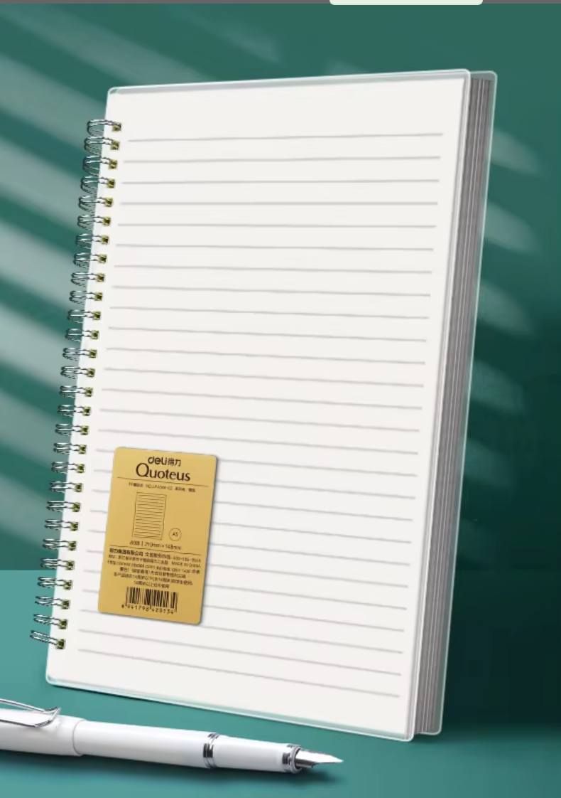 a5 White notebook