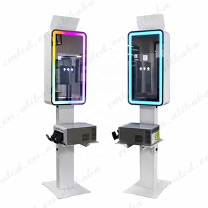 CHIMEE Magic Mirror Photobooth Printer Dslr Camera Adapted With 21.5 Inch LCD Smart Touch Screen Monitor Selfie Kiosk Machine - Product Image 1