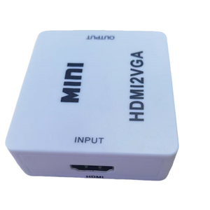 Caja convertidora Full HD 1080P HDTV a VGA con audio y chaqueta de PVC USB para monitores HTVs Computadoras - Product Image 5
