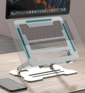 Tablet and Laptop Multifunctional Height Increasing Support Bracket Heat Sink <strong>Computer</strong> Stand with Adjustable Height - Product Image 3