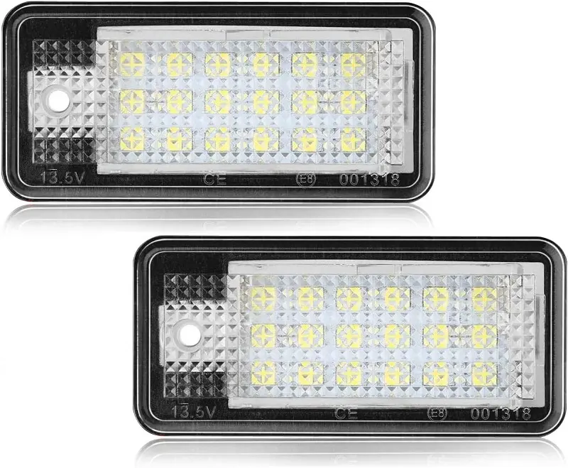 Foutloos Canbuswhite Led Nummer Nummerplaat Assy Voor Audi A3 A4 B6 B7 A6 C6 S6 A8 S8 Q7