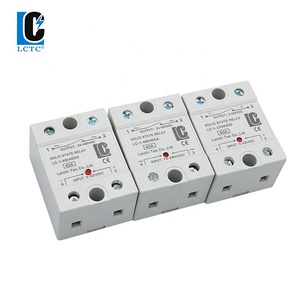 高品質DINレールソリッドステートリレー、電流100A、入力4 32VDC、出力電圧24〜480VACソリッドステートリレー - Product Image 1