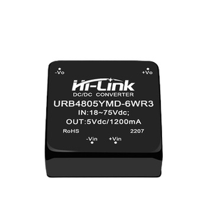 Convertidor DCDC de 6W URB4805YMD6WR3, modelo de fuente de alimentación aislada, entrada de 1875Vdc, salida de 5V 1.2A para electrodomésticos - Product Image 1