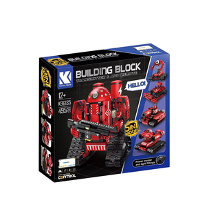 Großhandel Fabrik Oem Puzzle Spiel Home Vorschule Baby Roboter Stem Kit Kinder Diy Programmierung Lernspiel zeug Baustein Sets - Product Image 1