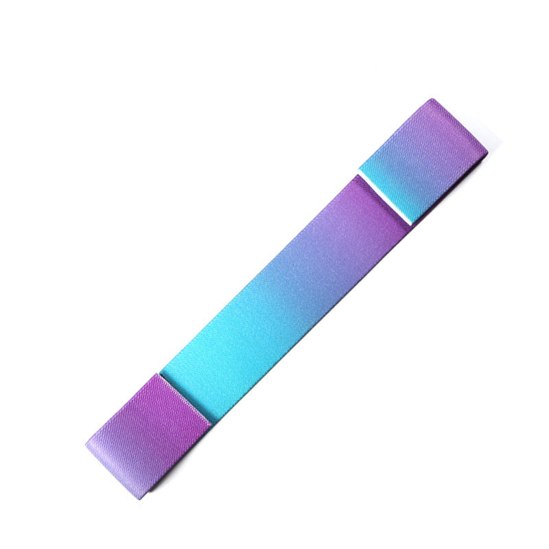 1pcs Elastic band-Brilliant purple green