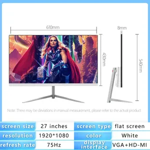 27&quot; FHD Curved 16:9 Frameless 1ms OEM Computer Led <strong>Monitor</strong> 1920 X 1080 75Hz Pc 27 Inch Gaming <strong>Monitor</strong> - Product Image 6