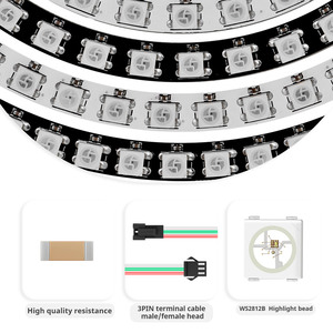 WS2812B indirizzabile singolarmente RGBIC anello a LED WS2812 241LED modulo luce DC5V - Product Image 6