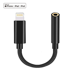 MFi Original 8Pin to Aux 3.5mm Headphones Jack <strong>Adapter</strong> 100% Compatible with IOS System Audio <strong>Adapter</strong> - Product Image 2