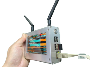Dubleks MMDVM Hotspot 4.3 inç renkli ekran desteği C4FM/DMR/DSTAR Raspberry ahududu Pi 2B + alüminyum kabuk + 3000mah pil ile - Product Image 5
