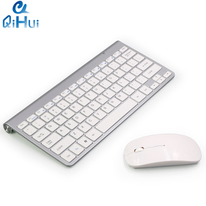 QiHui-teclado inalámbrico impermeable de 2,4 ghz, teclado funcional para juegos, ratón, Combos para ordenador de escritorio y pc, venta al por mayor de fábrica