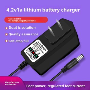 ที่ชาร์จแบตเตอรี่ลิเธียม500MA กำลังไฟ4.2V-500MA 25.2V-1A 2A จ่ายไฟฟ้าสำหรับ3A อะแดปเตอร์เชื่อมต่อเดสก์ท็อป - Product Image 6