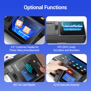 11,6 Zoll Windows bis Geldautomat PC Square Terminal Warteschlangen verwaltung Pos Point of Sale <span class=keywords><strong>System</strong></span> Coffee Pos Terminal mit Drucker