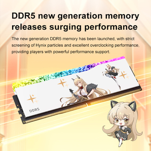 JUHOR DDR5 7200MHz 32GB RGB RAM DIMM 1.4V低レイテンシメモリ最適化For4K編集ゲームリグ - Product Image 3
