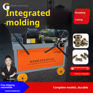 Rebar Threading Rod <strong>Roller</strong> 16-32mm Straight Parallel Bar <strong>Thread</strong> <strong>Rolling</strong> Machine